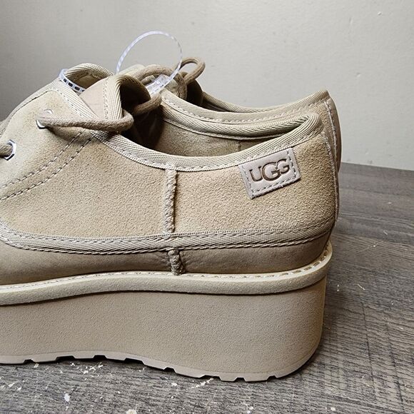 UGG Cityfunc Platform Shoes Loafer Mary Jane Square toe Suede Womens 7 NEW - Picture 7 of 15